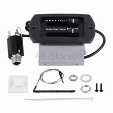 2 Band PS-900 Volume Tone Control EQ Equalizer Guitar Preamp Piezo Pickup