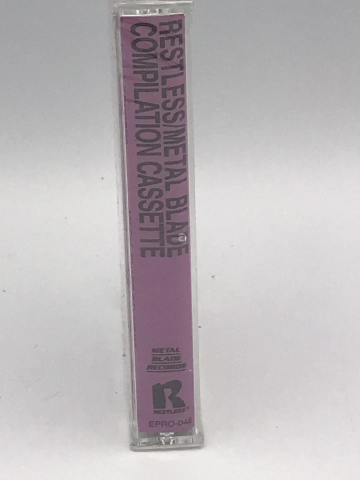 New Sealed Metal Blade Records Compilation W/ Restless Records (1987, Cassette) - Image 3 of 4