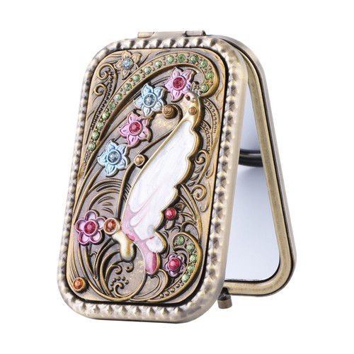 1Pc Mirror Dual-sided Mirror Makeup Mirror Makeup Tool Foldable Cosmetics Retro - Picture 28 of 51
