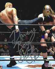Davey Boy Smith Jr Signed 8x10 Photo BAS COA WWE New Japan Pro Wrestling Noah 13