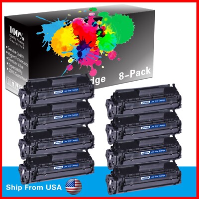 8PK 2612A 12A Q2612A Toner Cartridge for 1022 1010 1015 1012 1018 1022n Printer