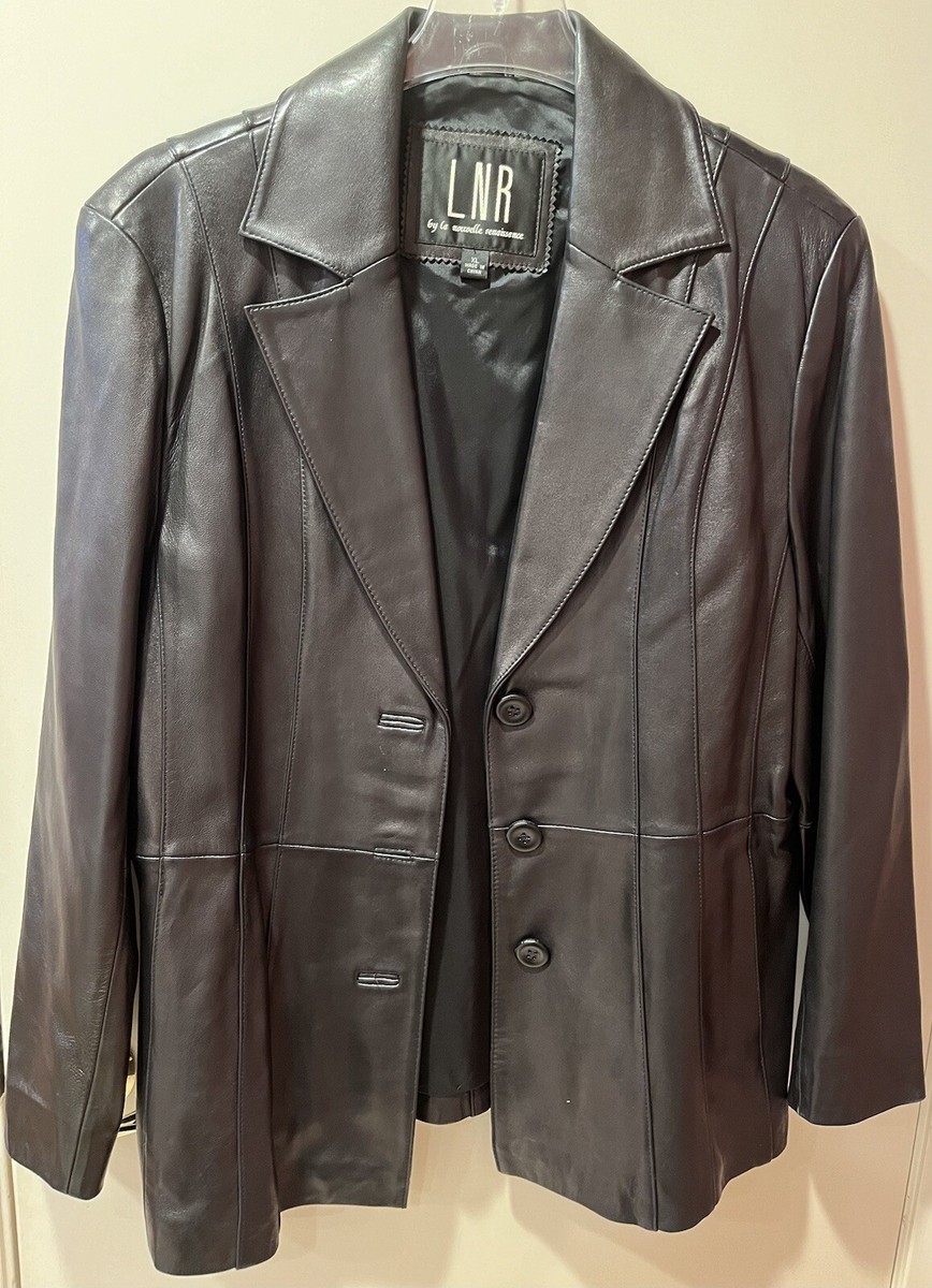 LNR by la nouvelle renaissance genuine leather jacket - XL | eBay
