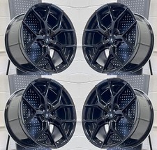 20" Wheels 20x8.5 +35 5x114.3 Black For Nissan Infiniti QX50 Q50 QX60 2015-2022