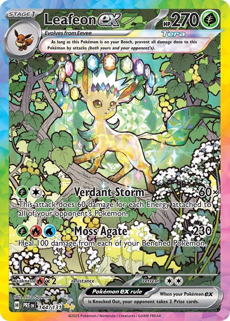Leafeon Ex 144/131 Prismatic Evolutions for sale | eBay