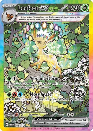 Leafeon Ex 144/131 Prismatic Evolutions