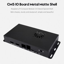 Raspberry Pi CM5 IO Expansion Board Enclosure Metal Heat Dissipation Enclosure B