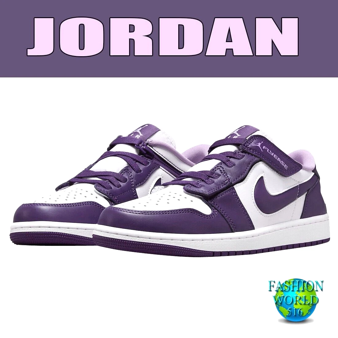 Jordan 1 Low FlyEase Sky J Purple for Sale | Authenticity