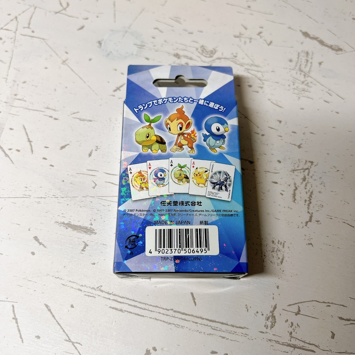 う Nintendo Pokemon Poker Playing Cards Decks Diamond 2007 Sealed F/S