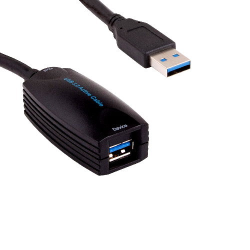 16Ft SuperSpeed USB 3.0 Aktywny przedłużacz Kabel Repeater 5Gbps Transfer danych - Zdjęcie 1 z 1