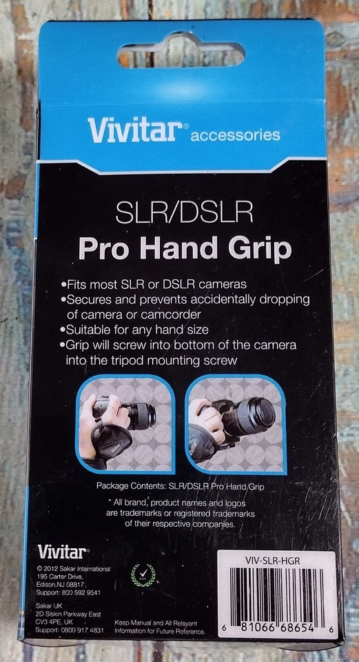 Accesorios Vivitar - Empuñadura SLR/DSLR Pro - NUEVA Foto 3 de 4