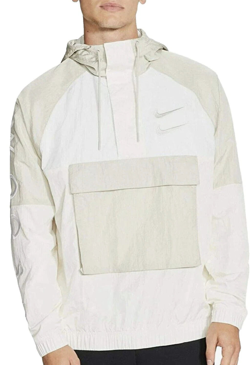 Nike Blanco Activewear Hombre 1/2 características Zip