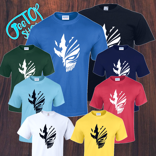 New Bleach Unisex Adult & kids T-shirt Anime Manga Reaper Rukia Kuchiki 8 colors