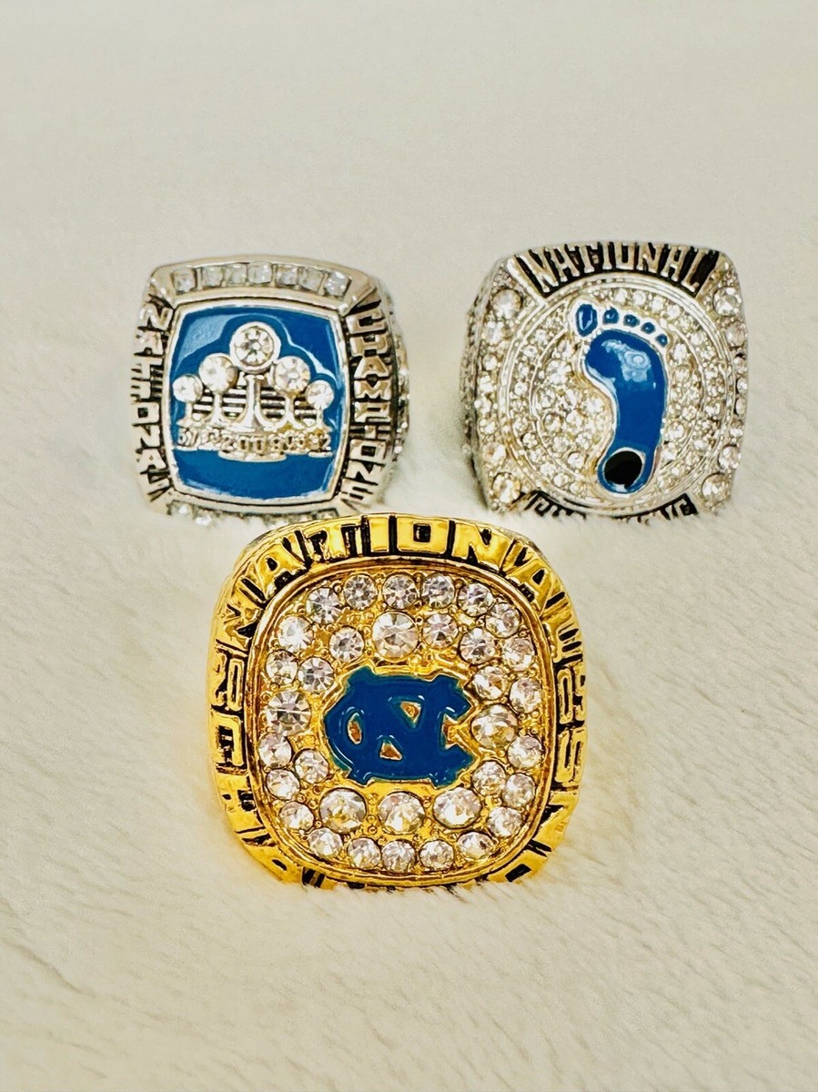 3 PCS North Carolina Tarheels NCAA Brass Championship Ring, US
