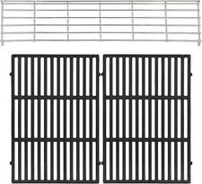 18.75" Grill Grates & Warming Rack Replace for 66095 66044 Weber Genesis II 3...