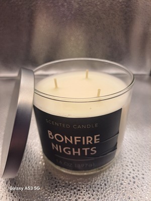 3 Wick Candle Men's Man Cave Scent ''Bonfire Nights''