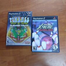 LOT 2 (Sony PlayStation 2), AMF Xtreme Bowling ,Pinball Hall of Fame: SEE PICS