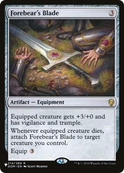 Forebear's Blade 214/269 The List Reprints Rare