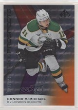 2019-20 Upper Deck SP Game Used CHL Edition Orange /199 Connor McMichael #55 ct7