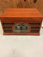 Crosley CR66 5-in-1 Rochester Record Player Radio Tape CD Stereo Tested  Works