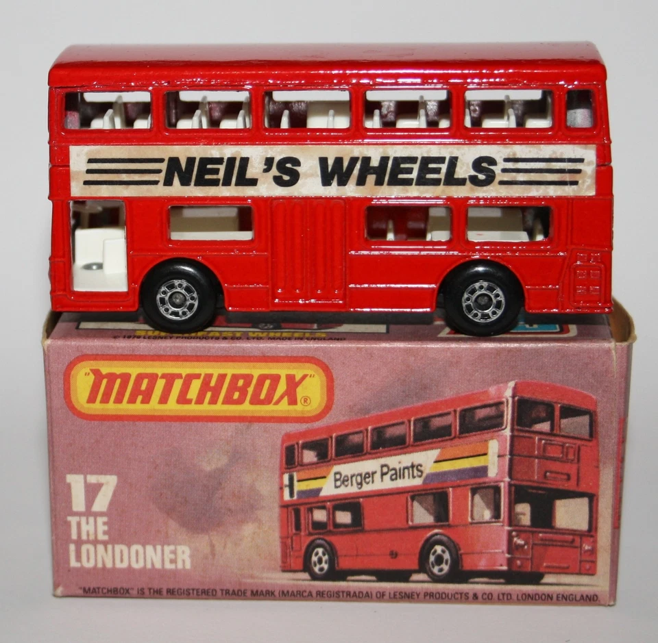 Matchbox Lesney Superfast Nr.17-B THE LONDONER Daimler Bus / in OVP - Bild 2 von 4