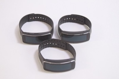 Lot of 3 Samsung Galaxy Gear Fit SM-R350 Smartwatch Fitness Black UNTESTED READ