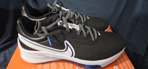 Nike Air ZM Infinity Tour NEXT Golf Shoes Black White Blue Men SZ 9.5 New No Lid - Picture 3 of 7