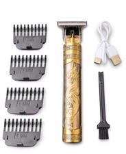 Vintage T9 Beard Hair Trimmer Cordless USB Rechargeable Clipper Men