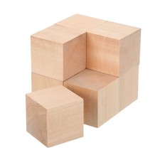 8Pcs Basswood Carving Block, 1.8"x1.8"x1.8" Square Wooden Dowels Blocks