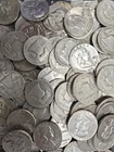 Silver Lot 90%  10 Franklin Half Dollars Full Dates and Mint Marks