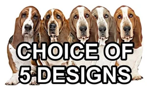 Basset Hound Self Adhesive Dog Sticker