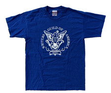 Vintage 90s Writers Guild Of America WGA West T-Shirt Men's L USA Screenwriting