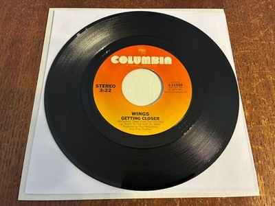 Paul McCartney & Wings 'Getting Closer/Spin It On' 1979 US 7'' Vinyl 45  NM