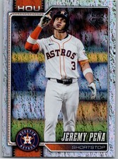 2026 Topps Holofoil Jeremy Pena Parallel Card #307 Astros