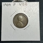 1909 VDB Lincoln Wheat Cent FINE - VERY FINE CONDITION 1c Copper Penny F/VF