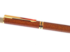 Fountain Pen WATERMAN MASTER IN BROWN MARBLE LACQUER WITH 18K GOLD NIB FROM 70 S