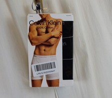 Calvin Klein 3 PACK Mens Cotton Classics Boxer Brief Black Size X-Large