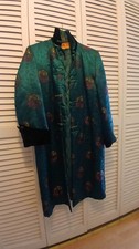 Chinese style Silk Luxury Long Coat