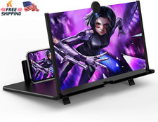 14 Inch 3D HD Screen Magnifier Foldable Phone Stand for Movies Gaming