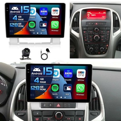4+128GB Android 15 Autoradio Carplay Für Opel Astra J 2010-2014 GPS Navi RDS KAM