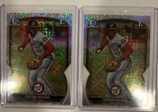 2023 1ST Bowman Chrome #BCP-169 EDWIN SOLANO MOJO REFRACTOR RC -NATIONALS