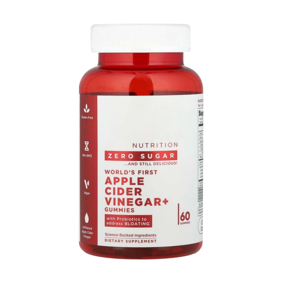 MARKENLOS Goli Zero Sugar Trio, das weltweit erste 3in1 Pre-, Post-, Probiotikum, ACV, Ash