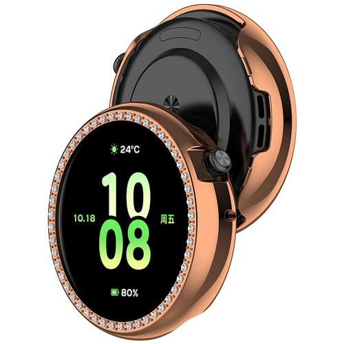 44mm Szkieletowany jednorzędowy diamentowy zegarek Etui ochronne do zegarka Honor Fit - Zdjęcie 36 z 43