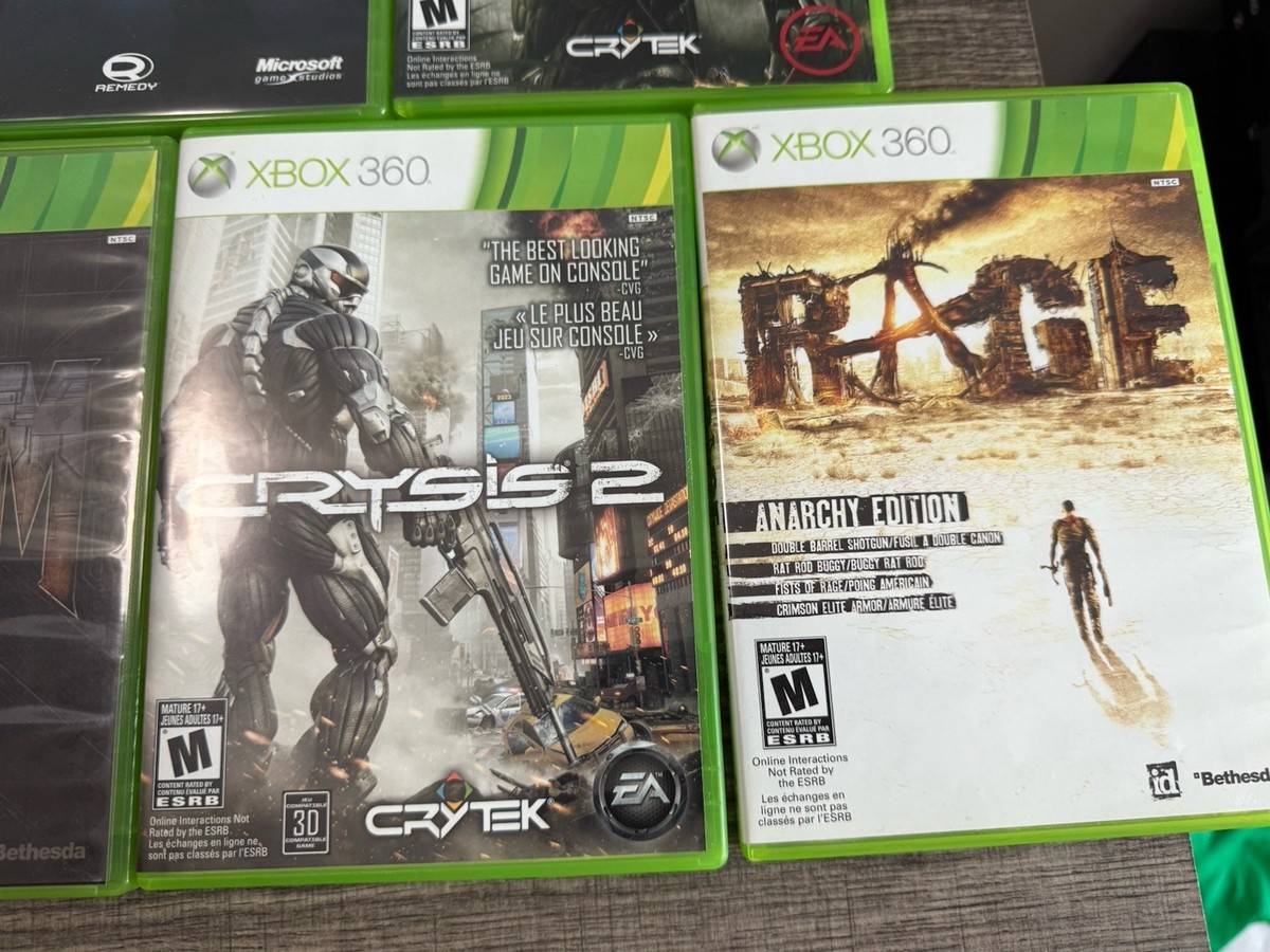 Xbox 360 9 Game Lot All Mint - Near Mint Condition CIB. Crysis