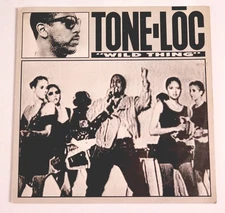 TONE LOC SIGNED WILD THING 12" SINGLE EP LP VINYL RECORD AUTOGRAPH ALBUM JSA COA