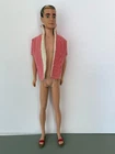 Vintage Barbie Ken - 1st Issue Brown Flocked Hair Ken w/Jacket & Sandals 1961