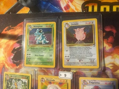 LP-DMG Near COMPLETE Pokemon Base Set 2 78-Card Holo Rare Uncommon Common WOTC - image 1 of 4