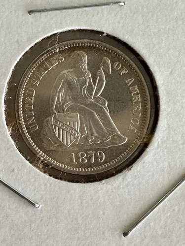 1879-P Seated Liberty Dime — photo from the most recent tracked eBay sale