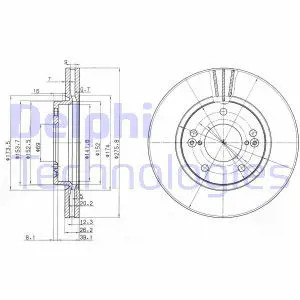 Delphi Discofreno Bg3721 - Immagine 2