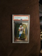 2020 Panini Select - Premier Level Justin Herbert #144 Silver Prizm (RC) PSA 9