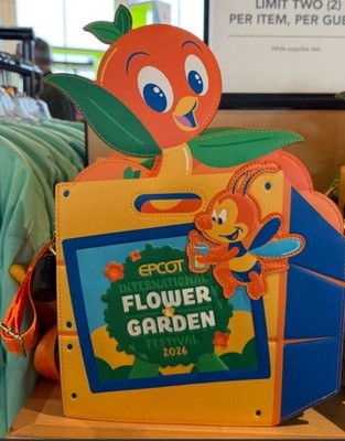 NEW Disney 2026 Epcot Flower & Garden Spike Bee Orange Bird Dole